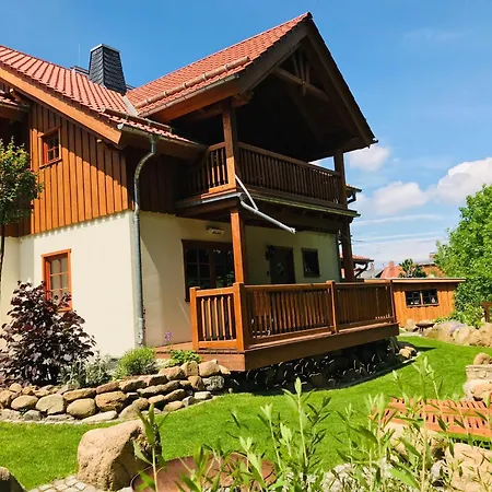 Luxus Ferienhaeuser Zum Ilsetal Mit Kamin & Sauna In Im Harz 샬레