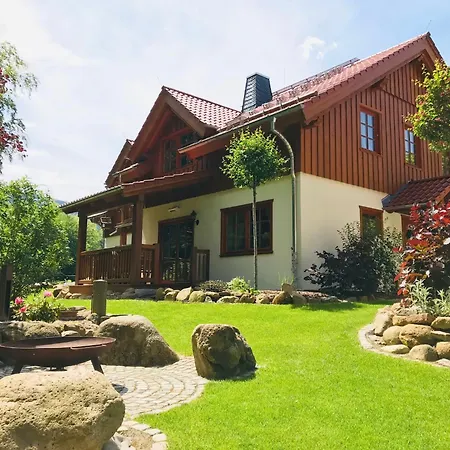Luxus Ferienhaeuser Zum Ilsetal Mit Kamin & Sauna In Im Harz 샬레
