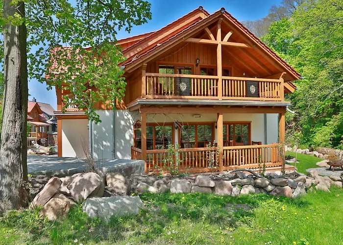 Luxus Ferienhaeuser Zum Ilsetal Mit Kamin & Sauna In Im Harz Chalet
