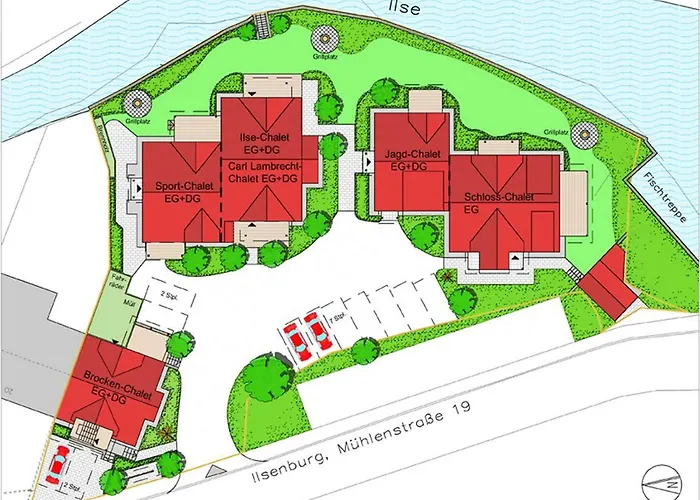 샬레 Luxus Ferienhaeuser Zum Ilsetal Mit Kamin & Sauna In Im Harz *