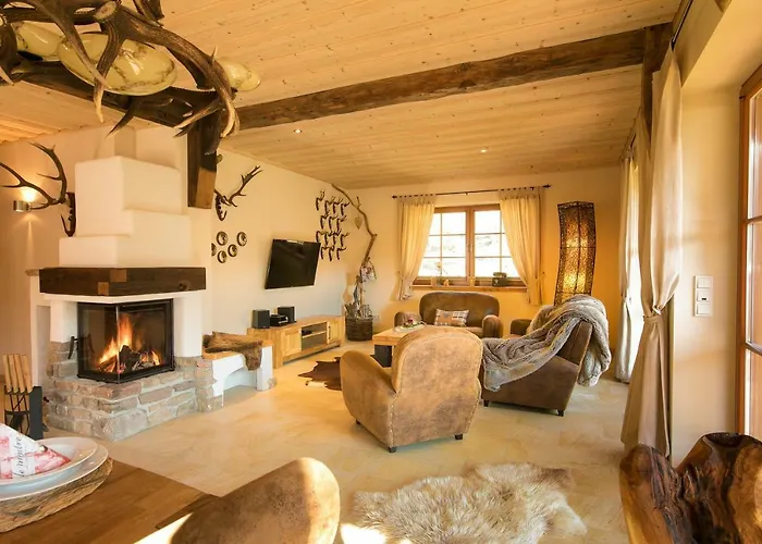 샬레 Luxus Ferienhaeuser Zum Ilsetal Mit Kamin & Sauna In Im Harz *